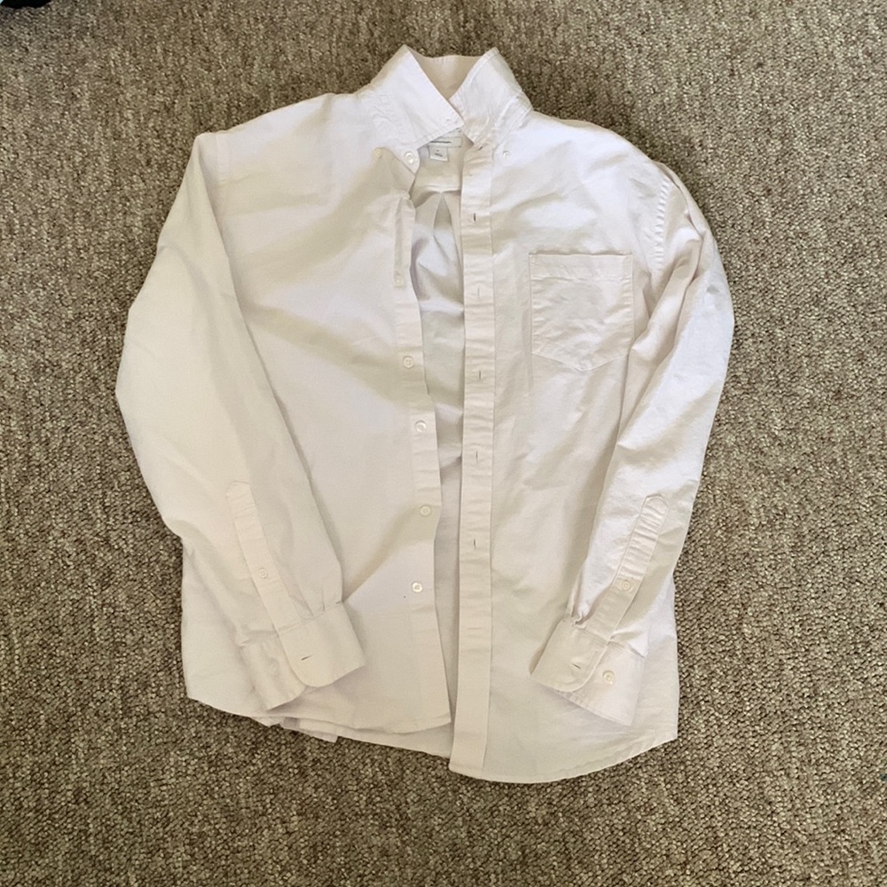 White button down